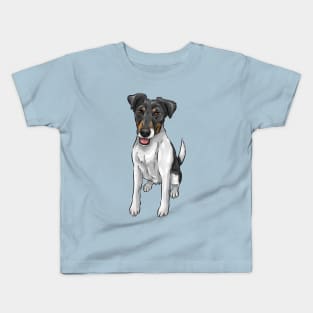 Smooth Fox Terrier Dog | Tricolor Kids T-Shirt